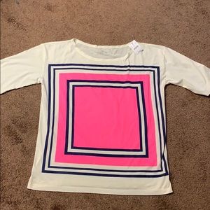 J Crew Collector Tee Abstract